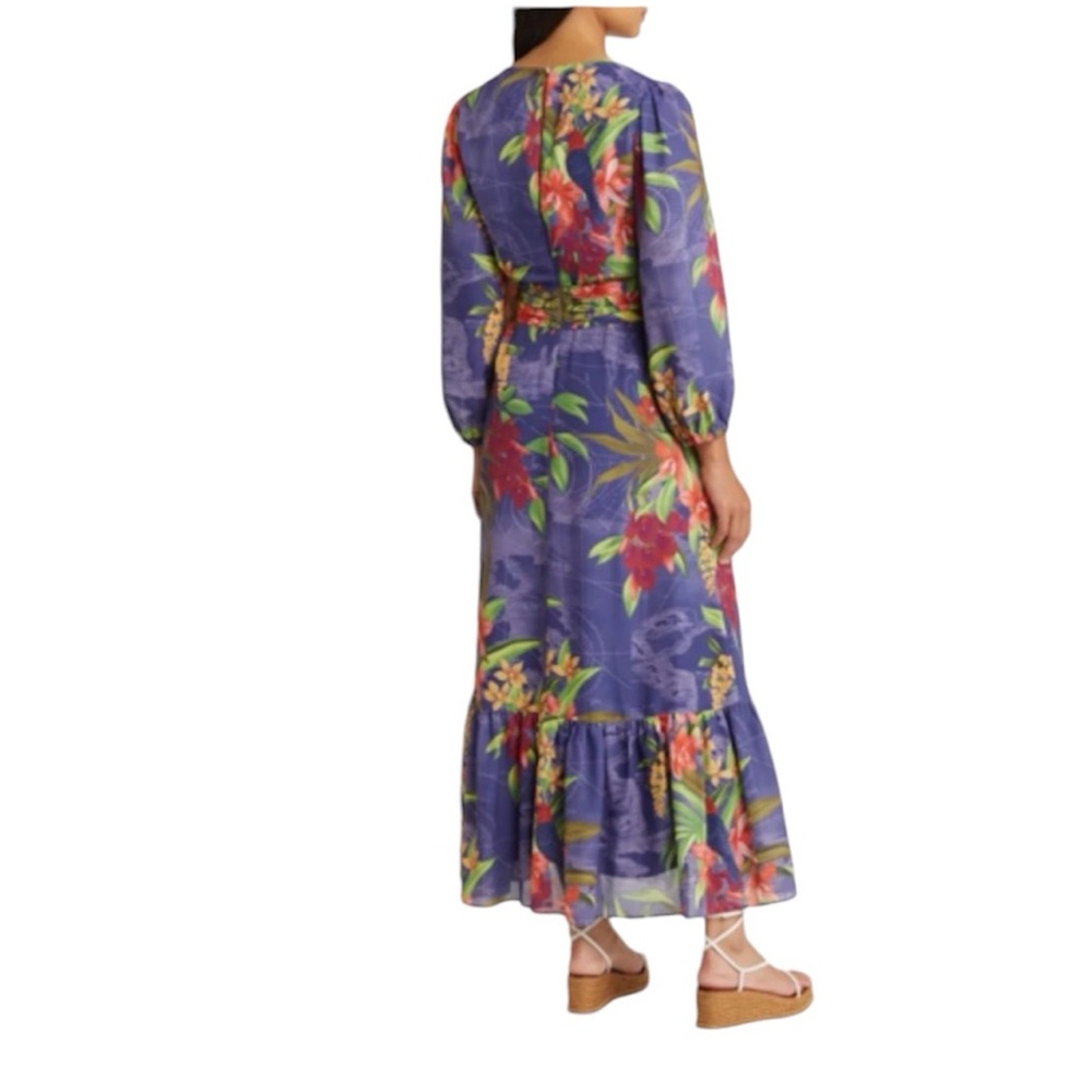 Tommy Bahama || NWT || Villa Views Long Sleeve Maxi Dress - Picture 3 of 9